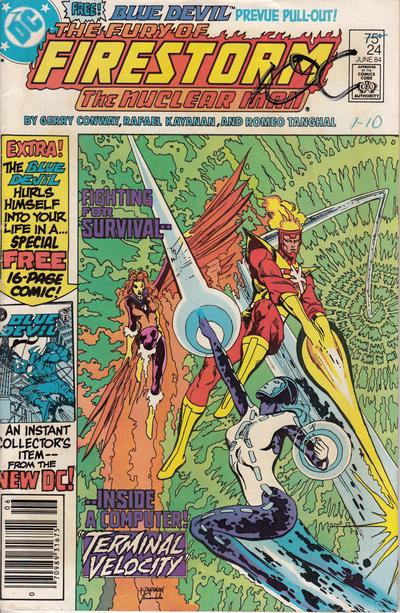 Fury Of Firestorm [Newsstand] #24 (1984) Comic Books Fury of Firestorm