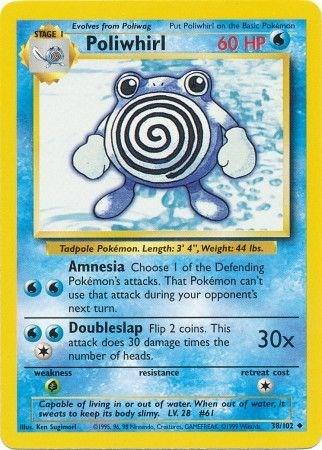 Poliwhirl #38 Pokemon Base Set