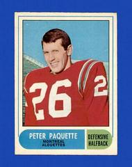 Peter Paquette Football Cards 1968 O Pee Chee CFL Prices