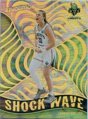Sabrina Ionescu [Galactic] #224 Basketball Cards 2022 Panini Revolution WNBA Shock Wave Prices