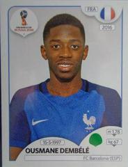 Ousmane Dembele [Black Back] Soccer Cards 2018 Panini World Cup Stickers Prices