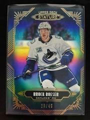 Brock Boeser [Blue] #25 Hockey Cards 2020 Upper Deck Stature Prices
