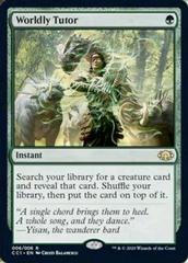 Worldly Tutor [Foil] Magic Commander Collection Green Prices