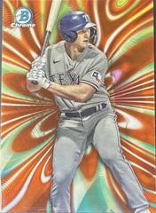 Wyatt Langford [Orange] Baseball Cards 2023 Bowman Draft Mood Ring Prices