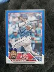 Marcus Semien [Blue] #ASG-12 Baseball Cards 2023 Topps Update All Star Game Prices