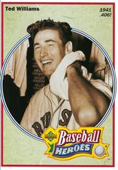 1941 .406 #29 Baseball Cards 1992 Upper Deck Heroes Ted Williams Prices