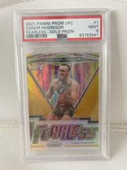 Conor McGregor [Gold] #1 Ufc Cards 2021 Panini Prizm UFC Fearless Prices