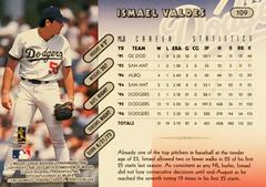 Rear | Ismael Valdes Baseball Cards 1997 Panini Donruss Team Set