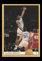 Luther Wright #82 Basketball Cards 1993 Classic Draft Picks Prices