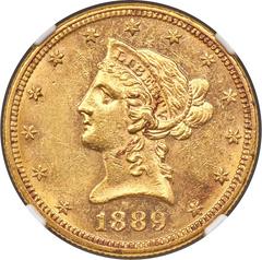 1889 [PROOF] Coins Liberty Head Gold Eagle Prices