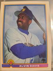 Front | Alvin Davis Baseball Cards 1991 Bowman