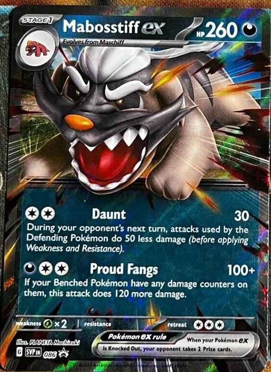 Mabosstiff ex #86 Pokemon Promo