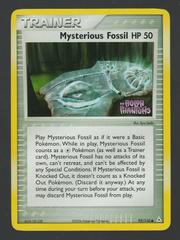 Mysterious Fossil [Reverse Holo] Pokemon Holon Phantoms Prices