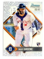 Riley Greene #ST-12 Baseball Cards 2023 Bowman Sterling Tek Prices