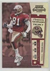 Terrell Owens [Championship Ticket] #77 Football Cards 2000 Playoff Contenders Prices