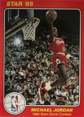 Michael Jordan Basketball Cards 1985 Star Slam Dunk Supers 5×7 Prices