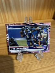 Russell Wilson [Pink] #FV3 Football Cards 2021 Panini Donruss Elite Field Vision Prices