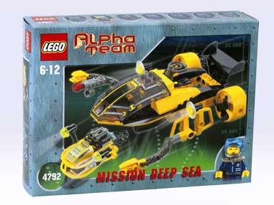 Alpha Team Navigator and ROV #4792 LEGO Alpha Team