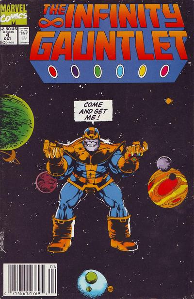 Infinity Gauntlet [Newsstand] #4 (1991) Comic Books Infinity Gauntlet