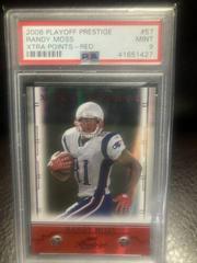 Randy Moss [Xtra Points Red] Football Cards 2008 Playoff Prestige Prices
