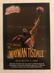 Wayman Tisdale #5 of 50 Basketball Cards 1997 Fleer Million Dollar Moments Prices