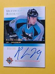 Ryane Clowe [Autograph] #131 Hockey Cards 2005 Ultimate Collection Prices