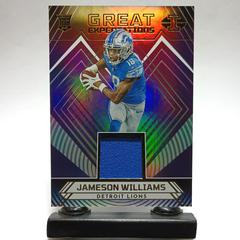 Jameson Williams #GE-JW Football Cards 2022 Panini Illusions Great Expectations Prices