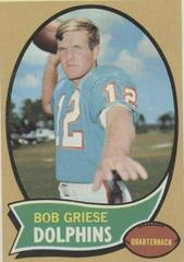 Bob Griese Football Cards 1970 Topps Prices