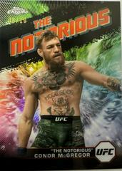 Conor McGregor The Notorious [Black Refractor] #AKA-8 Ufc Cards 2024 Topps Chrome UFC AKA Prices