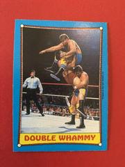 Double Whammy Wrestling Cards 1987 O Pee Chee WWF Prices