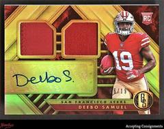 Deebo Samuel [Rookie Jersey Autograph Double Premium] Football Cards 2019 Panini Gold Standard Prices