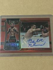 Belal Muhammad [Red] #OA-BMH Ufc Cards 2022 Panini Select UFC Octagon Action Signatures Prices