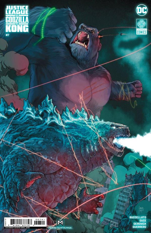 Justice League vs. Godzilla vs. Kong [Janin] #7 (2024) Comic Books Justice League vs. Godzilla vs. Kong