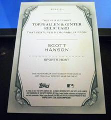 2 Of 2 | Scott Hanson Baseball Cards 2022 Topps Allen & Ginter Relics B