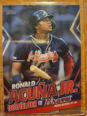 Ronald Acuna Jr Baseball Cards 2020 Topps Update Ronald Acuna Jr. Highlights Prices