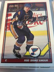 Rod Brind’ Amour #490 Hockey Cards 1991 O-Pee-Chee Prices