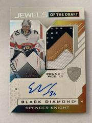 Spencer Knight Hockey Cards 2021 Upper Deck Black Diamond Jewels of the Draft Prices