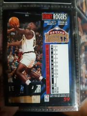 Correct N. | Rodney Rogers Basketball Cards 1994 Fleer