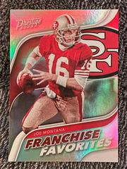 Joe Montana #FF-7 Football Cards 2023 Panini Prestige Franchise Favorites Prices