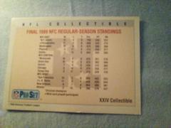 Back Of Card | 89 NFC Standings Football Cards 1989 Pro Set Super Bowl Inserts