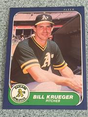 Bill Krueger #424 Baseball Cards 1986 Fleer Prices