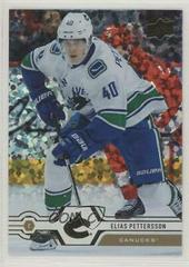 Elias Pettersson [Speckled Rainbow Foil] Hockey Cards 2019 Upper Deck Prices