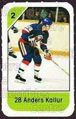 Anders Kallur Hockey Cards 1982 Post Cereal Prices