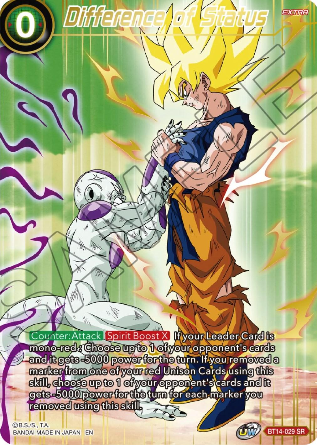 Difference of Status [Foil] BT14-029 Dragon Ball Super Theme Selection: History of Son Goku