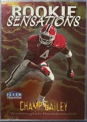 Champ Bailey #1 Football Cards 1999 Fleer Rookie Sensations Prices