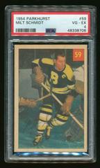 Milt Schmidt Hockey Cards 1954 Parkhurst Prices