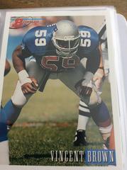 Vincent Brown #238 Football Cards 1993 Bowman Prices