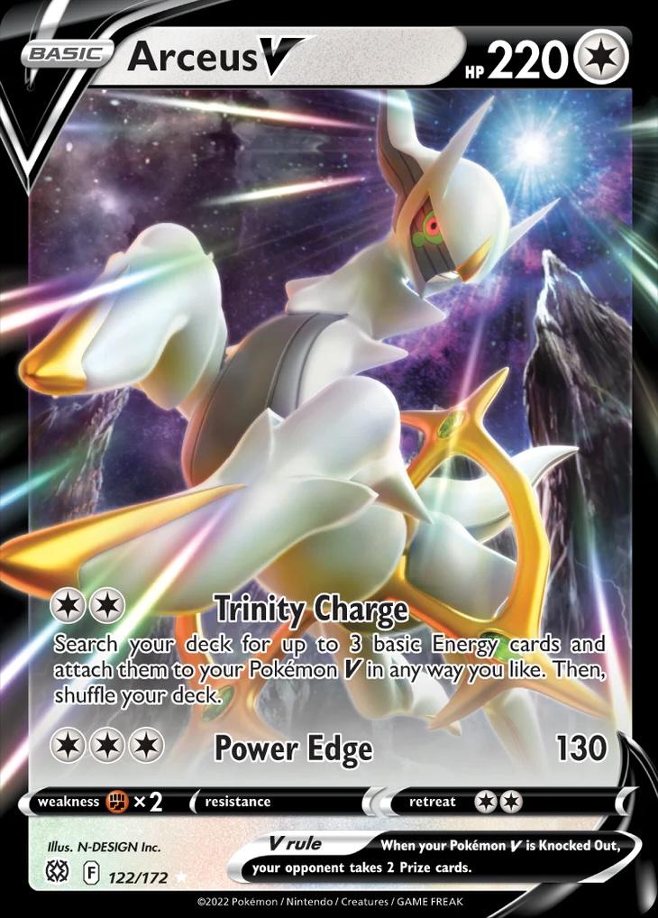 Arceus V [Metal] #122 Pokemon Brilliant Stars