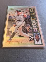 Matt Williams [Profiles by Tony Gwynn] #NL-20 Baseball Cards 1996 Topps Profiles Prices