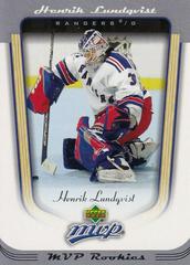 Henrik Lundqvist #418 Hockey Cards 2005 Upper Deck MVP Prices